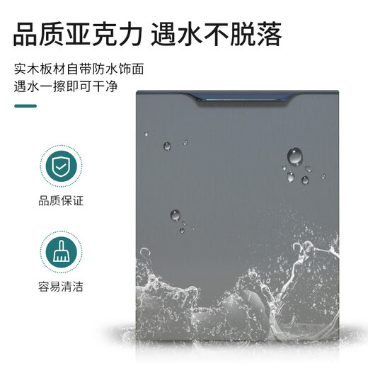 XMSJ橱柜门定制整体厨房亚克力橱柜门门板定做晶钢pet门板橱柜门自装 欧松板加pet 浅金M款-9922/平方