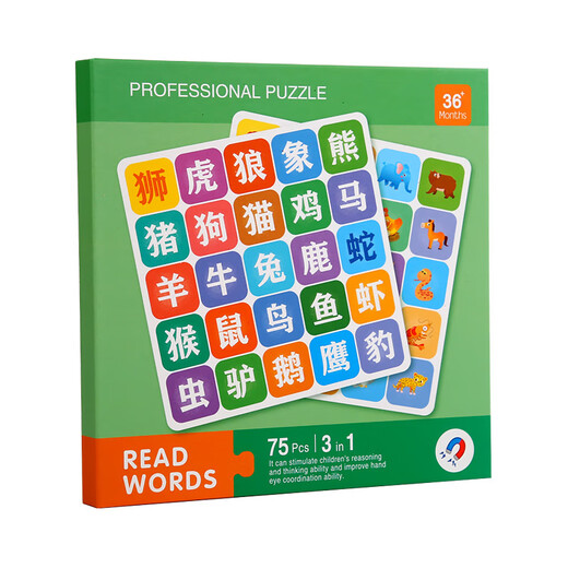 Baby Lire Pictures and Literacy Puzzle Enfants âgés de 3 à 6 ans