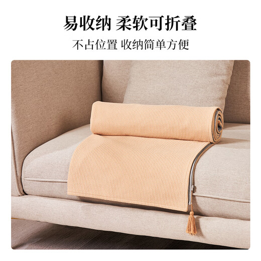 Ishizaki Seiki Electric Warming Blanket Heating Warming Shawl USB Washable Cover Leg Shawl Outdoor Home Office Khaki Apricot