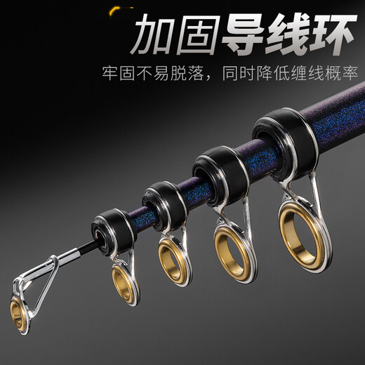 Guangwei (GW) 2.4-meter sea rod set fishing rod super hard large object long-range throwing rod fishing rod sea fishing rod sea rod throwing fishing gear