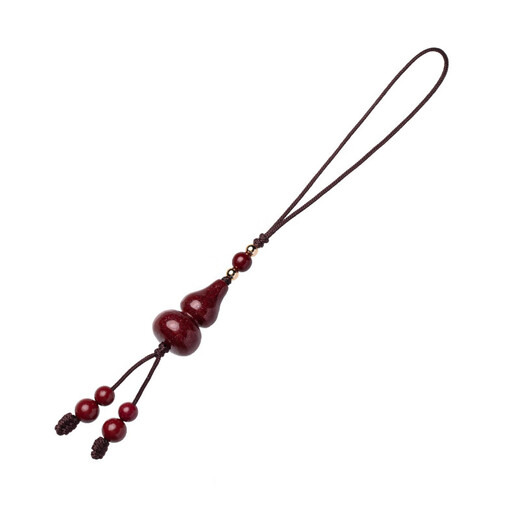 Miru Cinnabar Gour Handy Hanging Handy Lanyard Schlüsselbund Anhänger Anhänger für Männer und Frauen Geburtstag Chinesischer Valentinstag Geschenk Zimt Gour Hanging Hanging