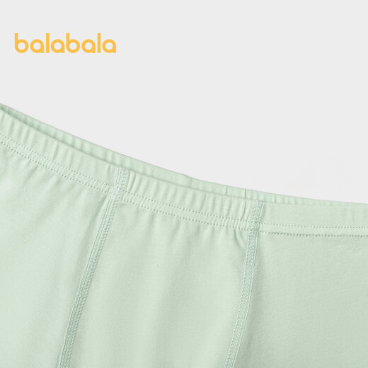 Balabala children's underwear triangle cotton girls shorts baby briefs without clip PP elastic skin-friendly three-pack