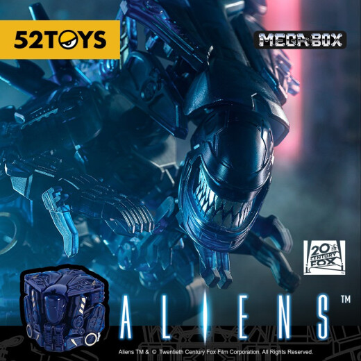 [52TOYS] MEGABOX Universal Box Series Alien Queen Trendy Mecha Transformation Model Toy Ornament Box Alien Queen Box Series