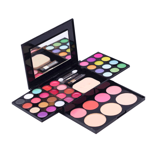 Eyeshadow Palette Glitter Powder Sequin Student Performance Stage Performance Makeup Palette Princess Makeup Beads Glossy Makeup Palette Combination Set Stage Makeup (10-piece Set)