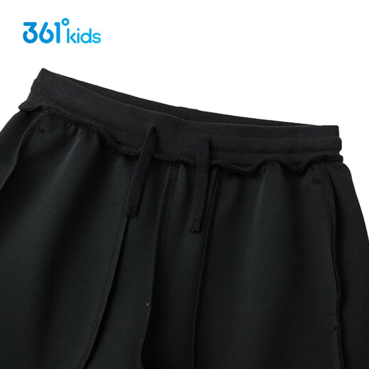 361 Children's Clothing Children's fleece trousers season boys 3-14 years old windproof warm pants black 160