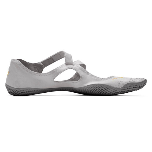 Vibram five-toe shoes for women indoor fitness training yoga dance shoes Pilates five-toe shoes breathable casual shoes VSOUL silver/light gray normal size, one size larger 37