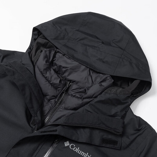 Columbia Columbia outdoor autumn and winter new products for men's gold spot thermal waterproof jacket pin cotton three-in-one WE6198 010 L/180/100A