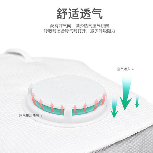 Baoweikang 9711V Kopfmontierte KN90-Schutzmaske mit vierschichtiger Anti-Industrial-Staub und Dunstpm2.5 Maske