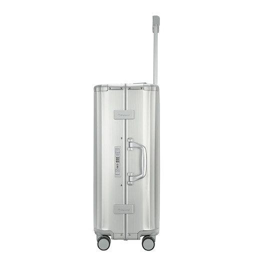 Diplomat外交官行李箱时尚镁铝合金铝框男女旅行拉杆箱TL-25052银色20英寸