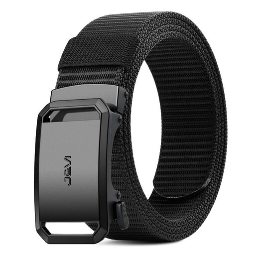 Extremely men's canvas automatic buckle belt nylon casual denim belt young people tactical pants belt holiday gift