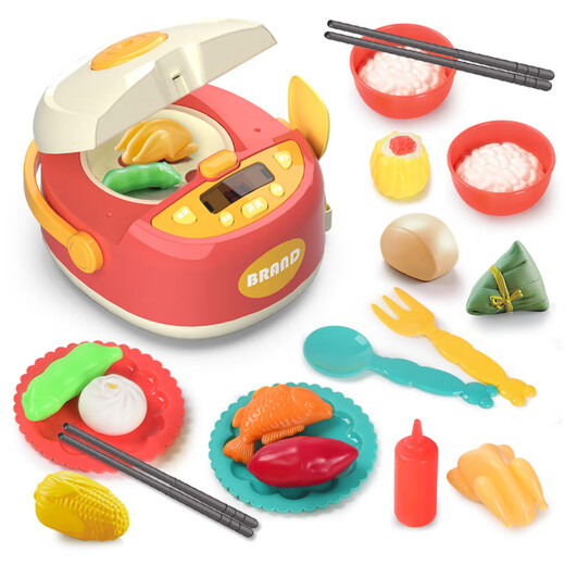 Yunya Juego de Cocina de Juguete para Cocinar y Jugar a las Casitas, Juego Completo de Utensilios de Cocina simulados para niños y niñas, Cocina para bebés y Regalo para niños, Olla arrocera 2 en 1 + Cocina de inducción, Verde 65 Piezas
