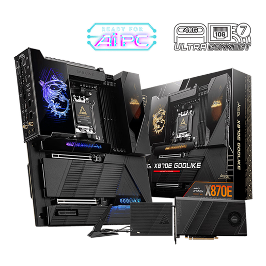 微星X870/X870E 搭AMD锐龙9700X 9900X 9950X 9800X3D 主板CPU套装 板U套装 微星X870E GODLIKE R9 9900X3D散片