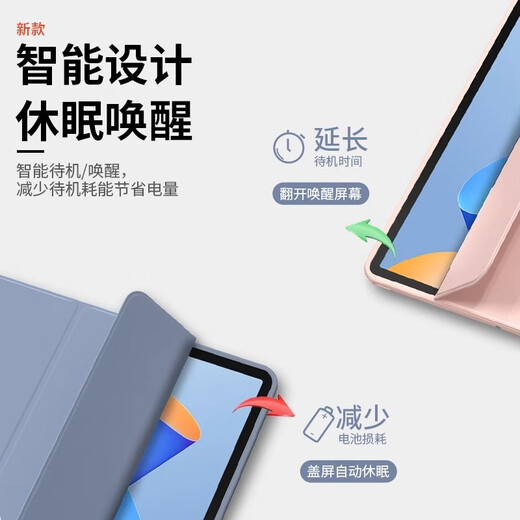维央适用苹果ipad2保护套老款ipada1395第2代保护壳a1396平板9.7寸电 白冰蓝+钢化膜ipad a1395
