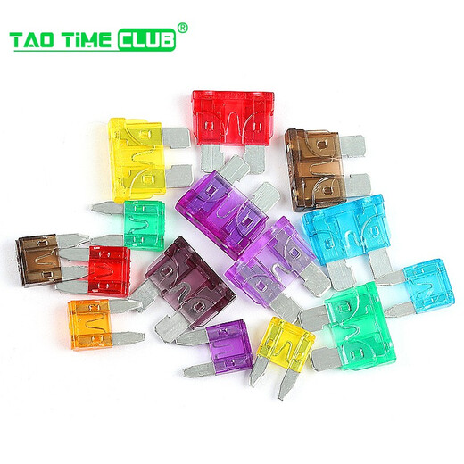 Car fuse xenon lamp fuse medium small mini insurance insert 20A 5A 15A 10A 40A red medium insurance insert 10A (10 pieces)