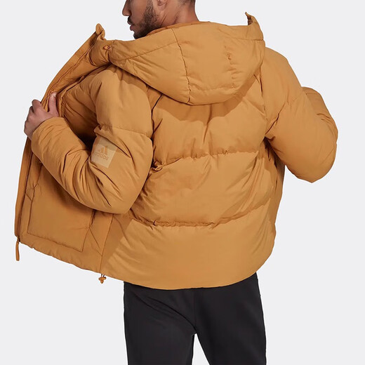 adidas阿迪达斯羽绒服男子秋冬新款户外连帽防风运动外套 HN9930 HN9932 L