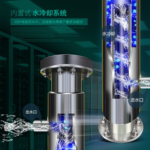 Feili ozone generator industrial pure water treatment water plant pipeline water-cooled disinfection machine high concentration rapid disinfection and algae removal A series 8100A 1000