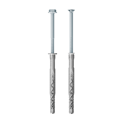 German fischer expansion screw extension bolt SXRL8mm hexagonal head nail concrete solid brick foam brick hollow brick TV hanger original import 8x120FUS with hexagonal head nail 1 piece 540131