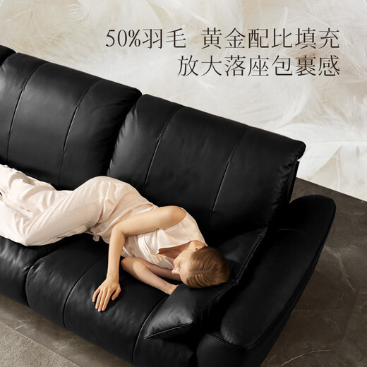 Gujia Home Italienisch 0 wandgerichtete Sofa kann in den Kehrer in den großen Sitz in Tiefe und hochbeinigem Wohnzimmer eintreten.