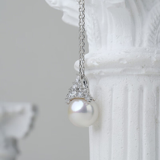 Tahitian Freshwater Pearl Pendant 925 Silver Ice Queen Edison Pearl Necklace 11-12mm High-end Neck Jewelry