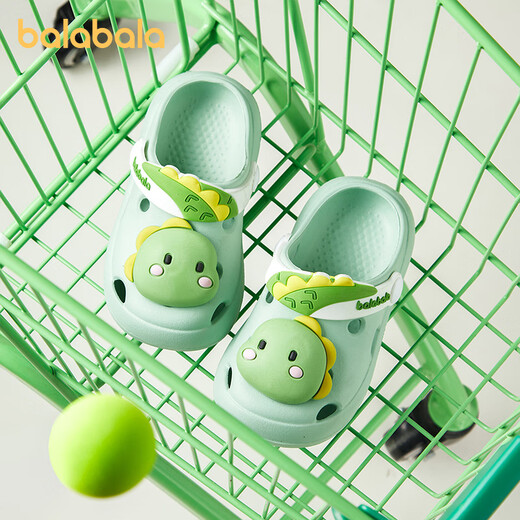 Balabala Baby Croc Shoes Children's Slippers Summer Soft Sole Non-Slip Bath Baby Toddler Indoor Household Boys' Slippers