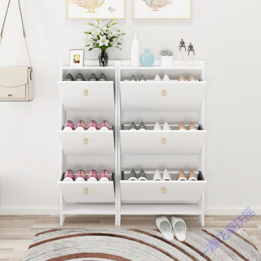 Shoe cabinet 13cm for entry into the house. Tipping bucket type shoe cabinet 10cm. Extremely narrow 13cm. Customized for home entrance. Other sizes and styles can be customized. Contact customer service for assembly.