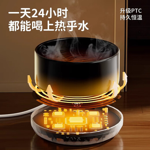卉亦暮恒温加热酸奶机猫咪饮水机喝水碗保温猫碗陶瓷喂水饮水器猫咪宠物 瓷白-2档调节【30-35度恒温】 550ML【防烧干+不漏电】水电分离