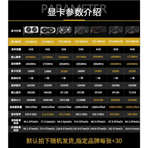 
HUANANZHIRTX3060Ti 1660S 2060 1060 1050Ti gaming graphics card 960 950 independent graphics RTX3060Ti 8G