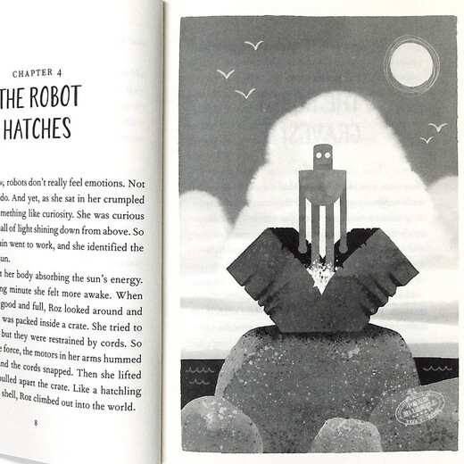 荒岛机器人1 英文原版 The Wild Robot 凯迪克奖插画师作品 Peter Brown