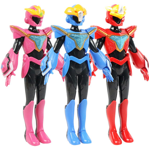 Sanbao (Sanbao) Divine Beast Vajra 3rd Generation 5th Generation Super Crystal Armor Super Variable Star Armor Children's Anime Toy Transformation Combination Robot Set [Divine Beast Vajra 5] Six Full Sets of Superman Dolls