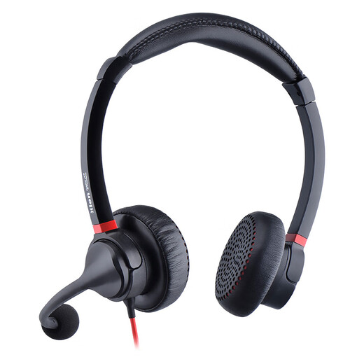 BEIEN (HION) H730D Casque de service binaural monté sur tête / double microphone Intelligent Crésivité de service à la clientèle / Assistant Computer Headset / Online Education and Training / Electronic Sales Headset-USB