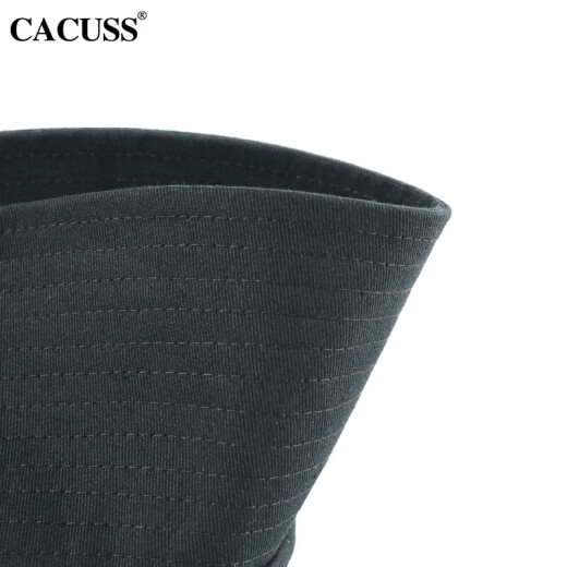 CACUSS cotton hat women's sunshade bucket hat outdoor sun protection hat anti-UV fisherman hat spring and summer style