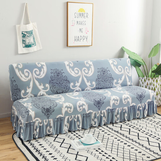 Rongtao summer skirt armrest sofa bed cover all-season all-inclusive universal cover skirt new sofa cover Nordic style large 1.8m applicable range 180*200cm
