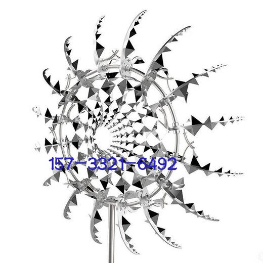 Stainless steel wind-driven sculpture internet celebrity outdoor lighting styling lamp large scenic area dynamic lighting presentation customization purple 4m deposit