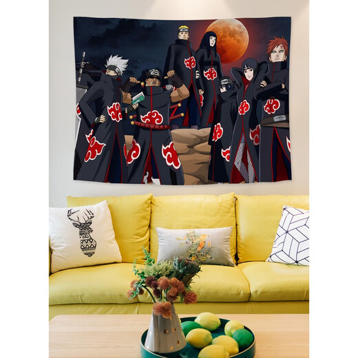 JPhznb Naruto Anime Hintergrund Tuch Ein Stück Ins Hanging Tuch Schlafzimmer Zimmer