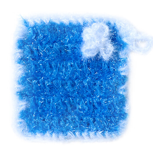 5 packs of Korean acrylic strawberry dish towels, non-stick oil dishcloths, scouring pads, clean rags, white surface three-dimensional toasts, 5 packs