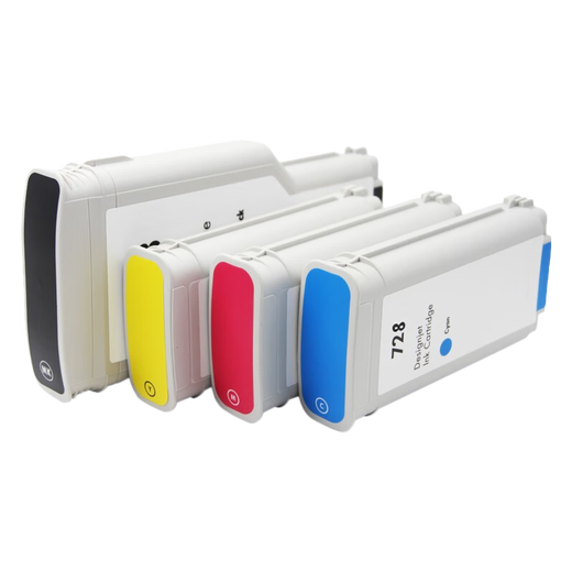 Beijing Cheng Suitable for HP HP728 Ink Cartridge HP DesignJet T730 T830 Plotter T1600 2600 Printer [300ml*6] HP 730 Large Capacity Six-Plus Ink Cartridge Set