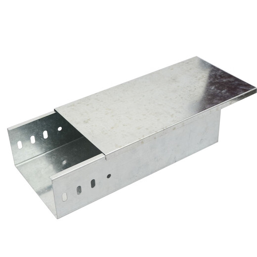 HKNA customized galvanized cable tray fire-proof metal trunking stainless steel 200 slot box trough ladder type spray paint galvanized 100*100*1.2