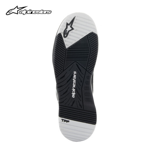Alpinestars Speedflight A STAR Motorcycle Riding Zapatos de motocicleta Botas anti-caza Botas Knight Boots Black Bright Red Blanco 1342 43