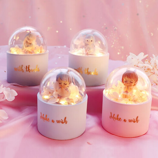 Warm orange ray of wish night light blind box desktop small ornaments for girls birthday gifts for girls best friend girlfriend Valentine's Day gifts Wish night lights (single package) random style