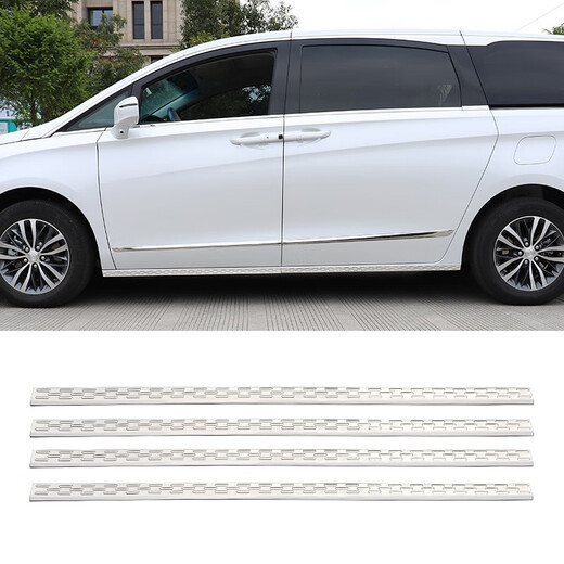 Geeignet für GL8 Door Side Strip 653T Seitenrock-Trimmmodifikation ES/Luzun Fenster Hellstreifen Car Decoration Accessories Buick GL8 ES/653T Seitenrock 4-teiliger Set