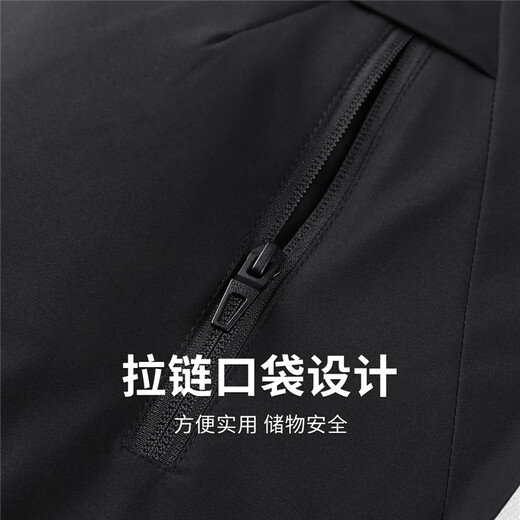 Dances with Wolves Velvet Hooded Jacket Men's 2025 Autumn and Winter New Casual Versatile Warm and Windproof Men's Thick Jacket 1019 Black 001 XL (180)