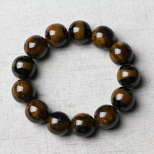 SNQP Burmese root amber bracelet, amber round beads, raw stone cave, beeswax demon flower bracelet, amber Buddha beads hand decoration for men and women, Burmese root amber bracelet 10mm