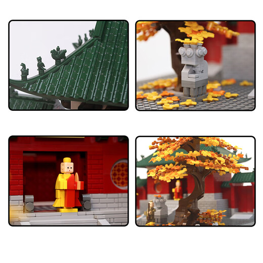 
Children's building blocks toys small particles splicing boy handmade world famous building Great Wall Yellow Crane Tower Girls over 6 years old birthday gift adult three-dimensional Tiananmen model collection China Pavilion 6227 Zhengzhou Songshan Shaolin 1526 particles