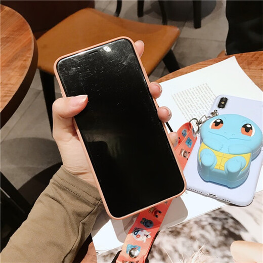 Shield shell suitable for vivo cartoon Pokémon doll coin wallet mobile phone case couple men and women crossbody bag cute elf full package soft shell anti-fall simple and fresh three-dimensional doll wallet - brown Ibrahimovic rat + halter neck rope vivo Y78/Y78m/Y77t exclusive