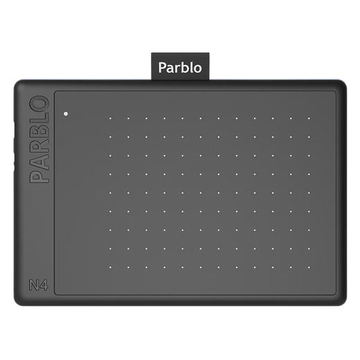 Parblo Ninos数位板绘画板 手绘板电脑绘画网课 非蓝牙手写字板可连手机 学生入门 Ninos 晴空蓝N4（标准版）