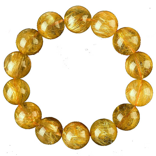 
Colorful Lotus Blonde Crystal Bracelet Gold Wire Bracelet Jewelry Chinese Valentine's Day Gift B694#10mm