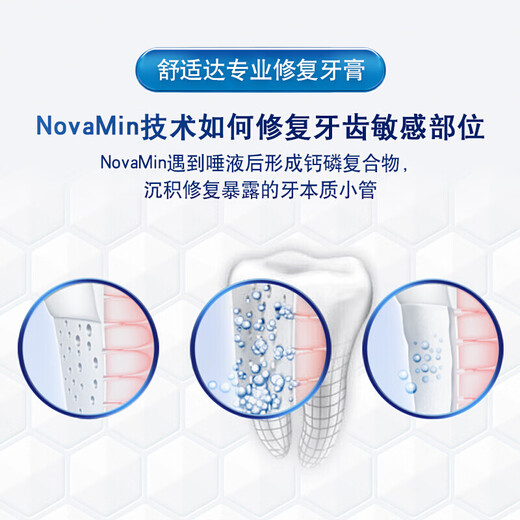 舒适达（保税仓）舒适达牙膏专业敏感修复保护牙龈 镁白修复牙膏  100g*3支