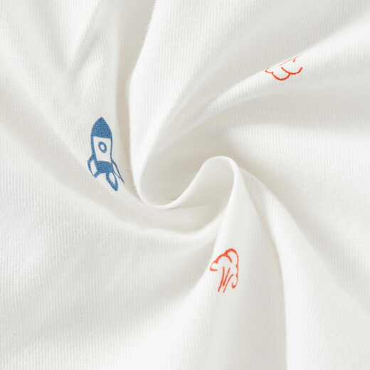 DAVE&BELLA children's shirts, boys' long-sleeved shirts, casual male baby clothes, children's tops, spring new toddler children's clothes, white background printing, in stock 110 cm (recommended height 100-110cm)