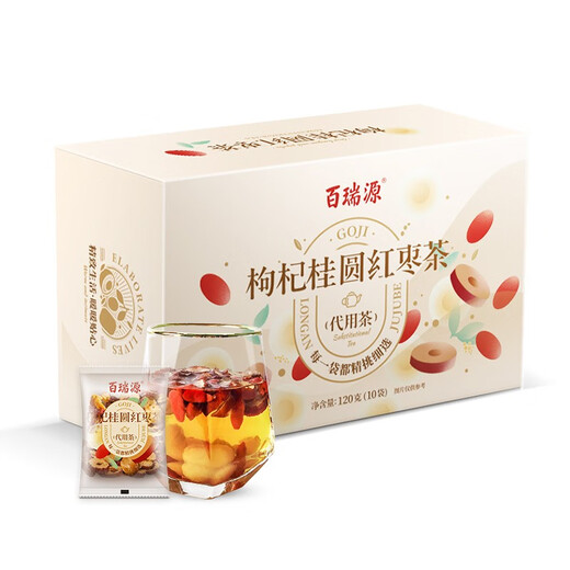 百瑞源枸杞 枸杞桂圆红枣茶120g 养生花茶 优选食材 科学配比