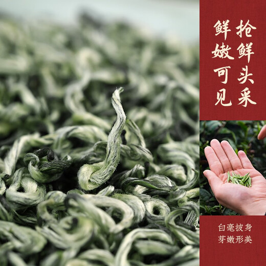 福茗源茶叶 碧螺春绿茶【  买2件=发3罐】明前2025新茶罐装125g 【 买2件=发3罐】 125g*1罐